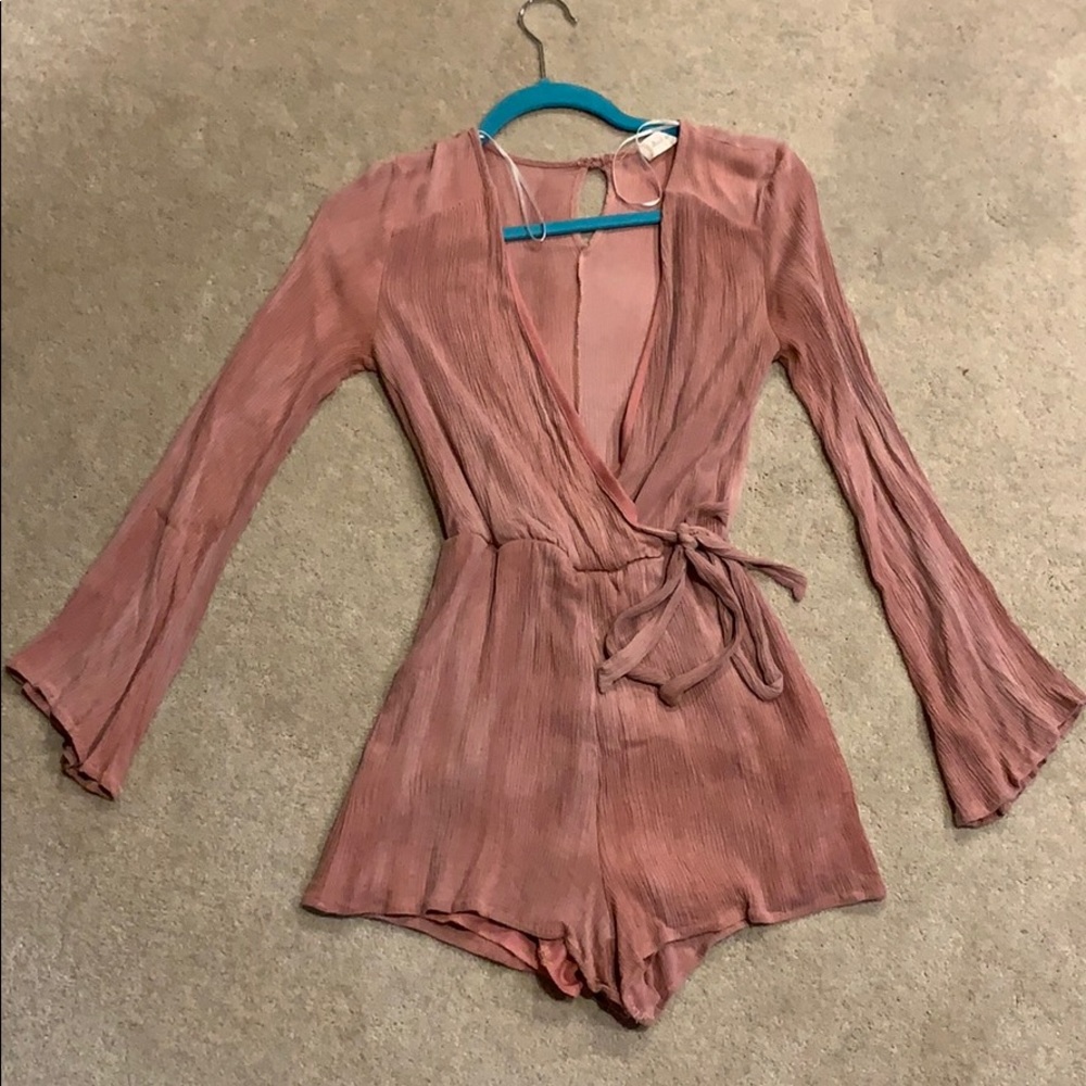Rusty pink romper